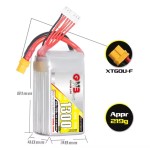 GNB 6S 22.2V 22.8V 1300 1500 1800mAh Brushless HV Battery XT60 Plug Connector for RC Drone  Racing Drone